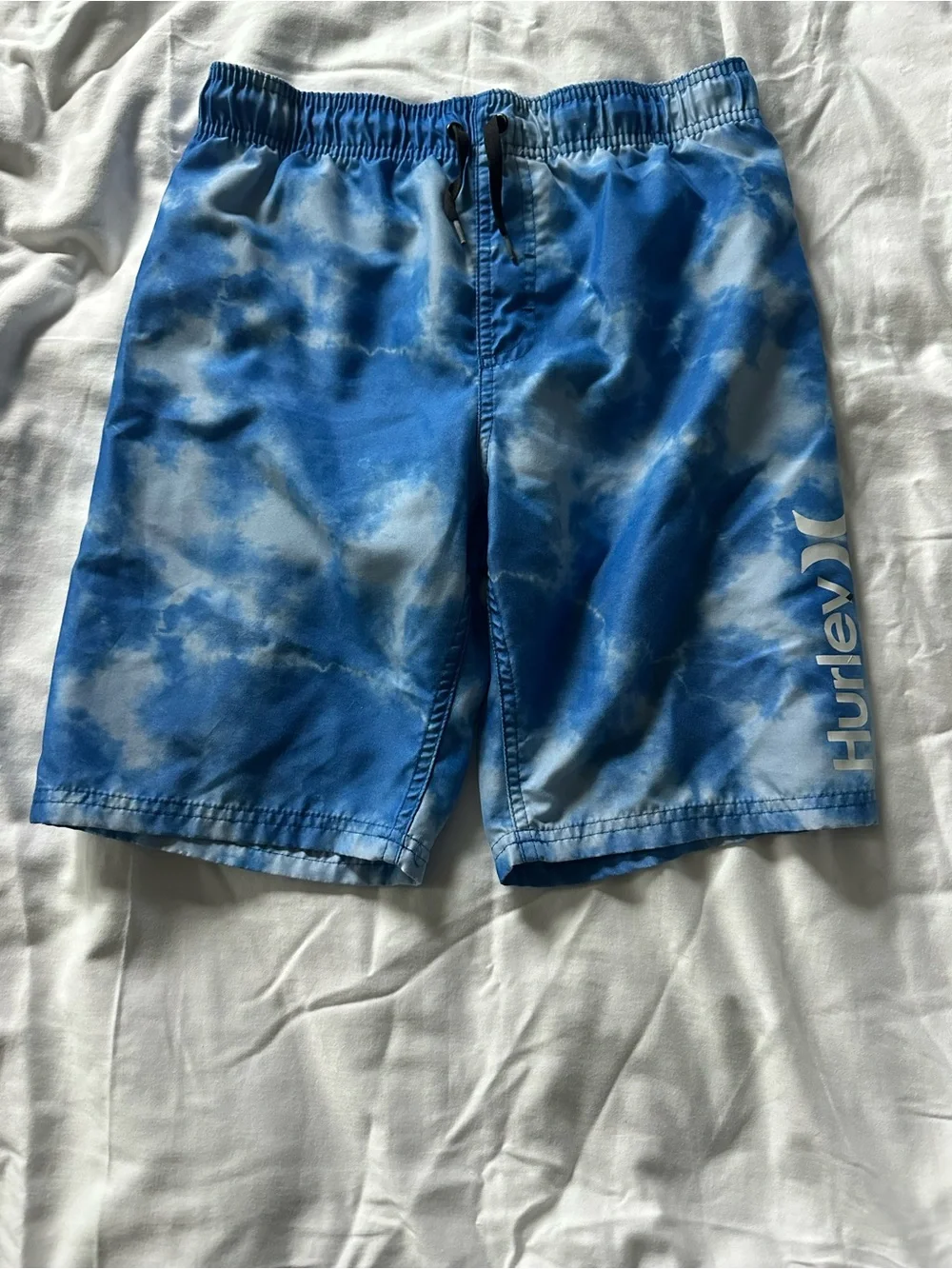 Boy’s Hurley Blue Tie-Dye Swim Shorts